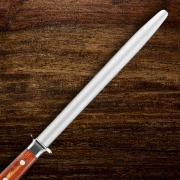 Fusil à aiguiser professionnel - Manche en bois - 20cm