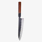 Set de deux Couteaux  Japonais Gyuto, Kiritsuke en Acier Damas - Collection Yasuko