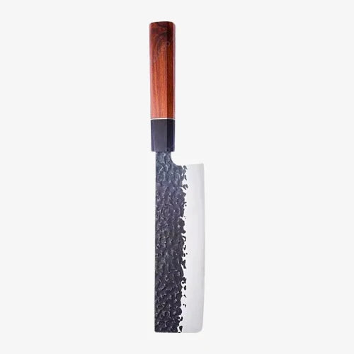 Set de deux Couteaux  Japonais Santoku, Nakiri en Acier Damas - Collection Yasuko