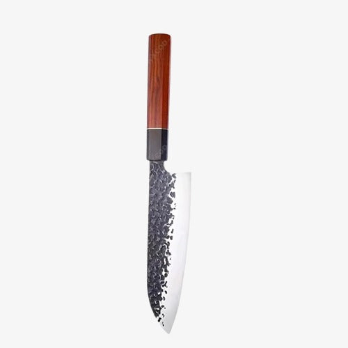 Couteau  Japonais Santoku en Acier Damas - Collection Yasuko