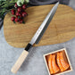 Couteau japonais pour Sushi et Sashimi - Manche en chêne
