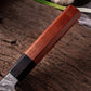 Couteau japonais Nakiri en acier Damas - Manche en bois de wengé