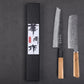 Set de deux couteaux japonais Kiritsuke, Nakiri en acier damas - Manche en  bois d’olivier
