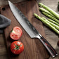 Set de Huit Couteaux  Japonais  en Acier Damas - Chef Takumi - Natural Teak