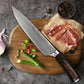 Set de Huit Couteaux  Japonais  en Acier Damas - Chef Takumi - Natural Teak