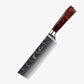 Set de Dix Couteaux  Japonais  en Acier Damas - Chef Takumi - Ruby Wood