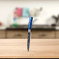 Set de trois couteaux japonais en acier damas Deba, Gyuto et Petty - Manche en bois stabilisé